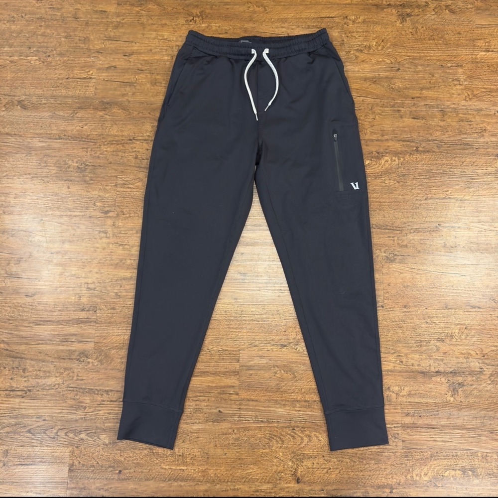 Vuori Black Sunday Performance Jogger Gym Athleisure Sweatpants Men S 28x28 V416